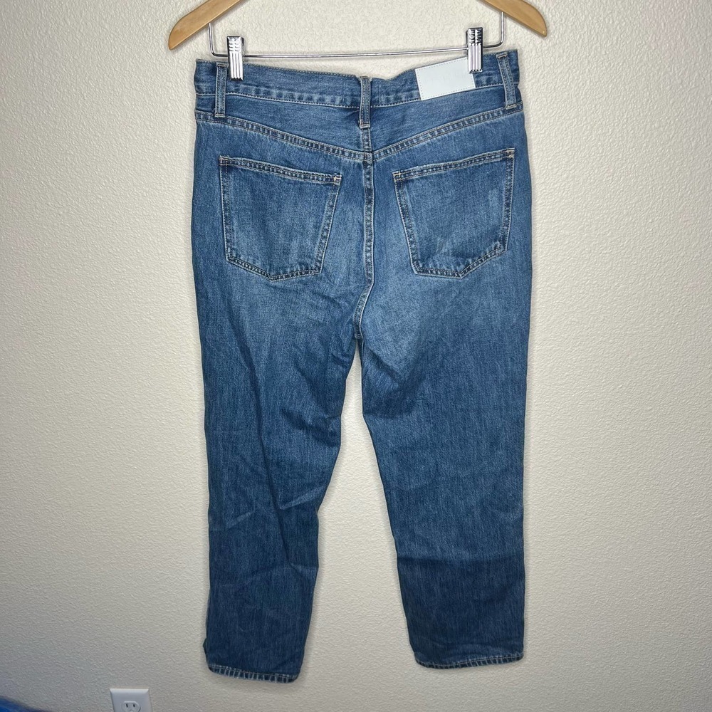 PISTOLA High Rise Distressed Button Fly Boyfriend Jeans Size 28 - Picture 3 of 6